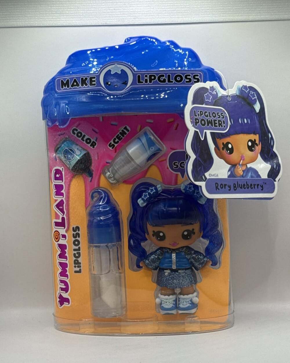 Yummiland Rory Blueberry Make Lip Gloss Kit and Doll